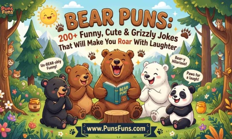 Bear Puns: 200+ Funny, Cute & Grizzly Jokes That Will Make You Roar With Laughter
