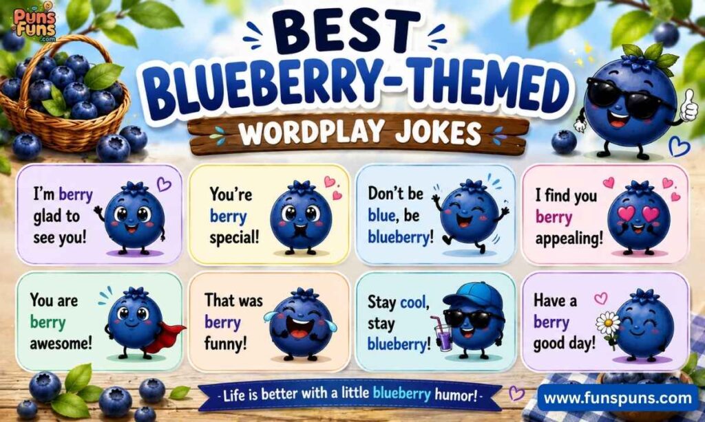 Best Blueberry-Themed Wordplay Jokes
