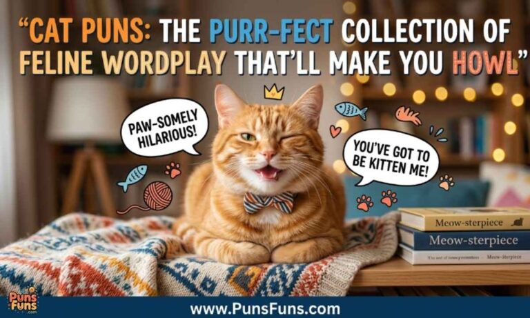 Cat Puns The Purr-fect Collection of Feline Wordplay That'll Make You Howl