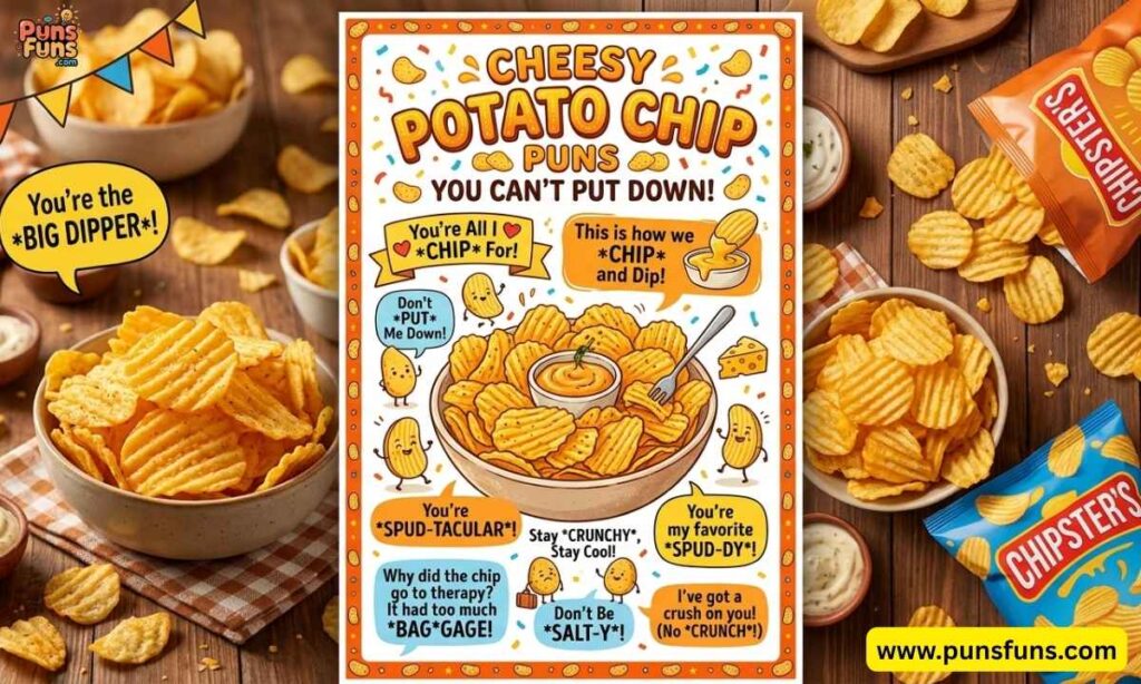 Cheesy Potato Chip Puns You Can't Put Down