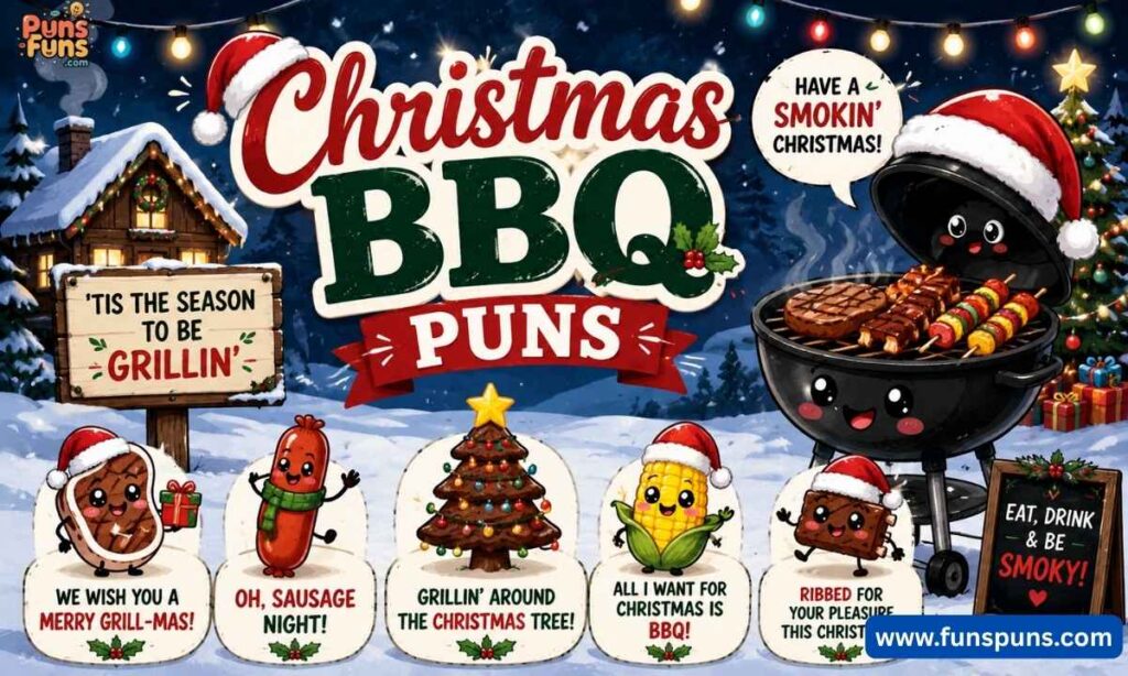 Christmas BBQ Puns