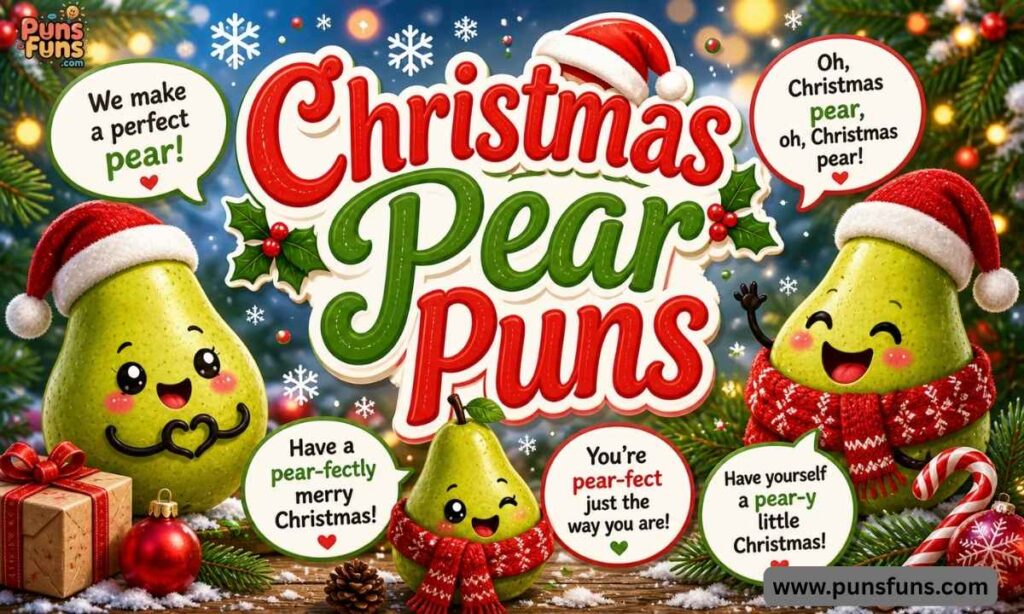 Christmas Pear Puns
