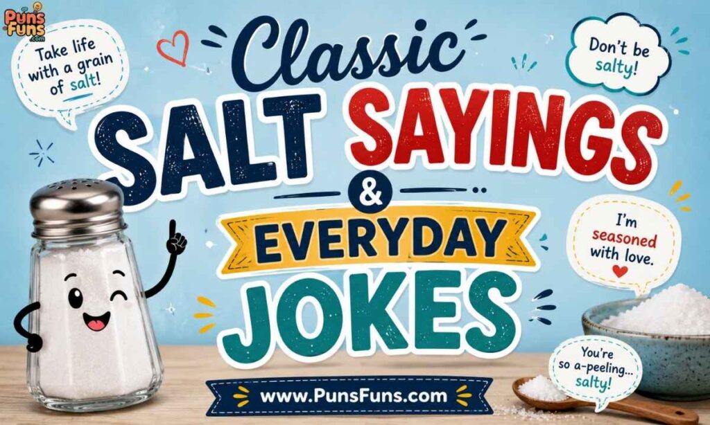 Classic Salt Sayings & Everyday Jokes
