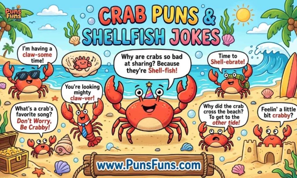 Crab Puns and Shellfish Jokes
