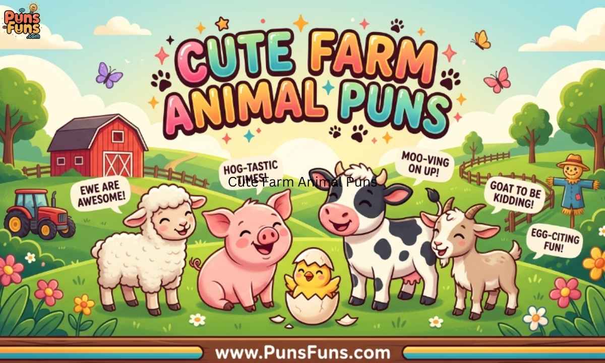 Cute Farm Animal Puns