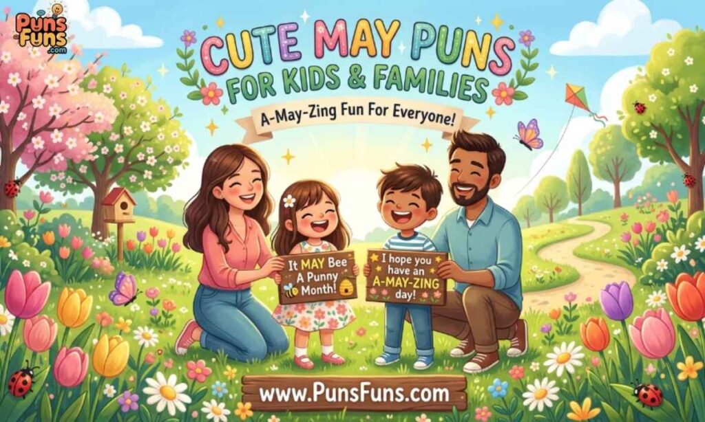 Cute May Puns for Kids and Families