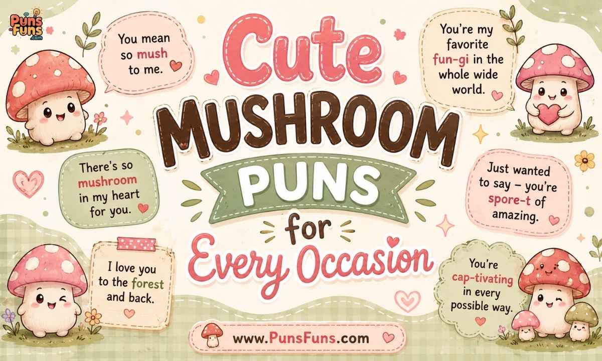 Cute Mushroom Puns for Every Occasion