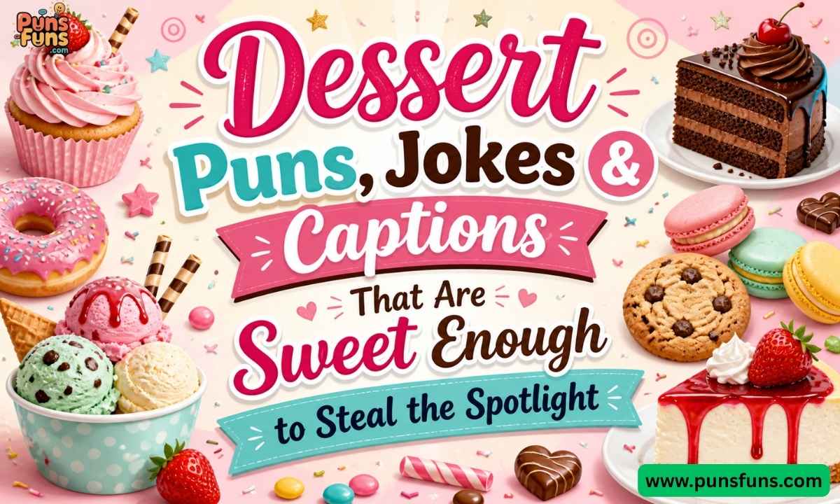 Dessert Puns, Jokes & Captions That Are Sweet Enough to Steal the Spotlight
