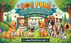 Dog Puns: The Ruff-ly Hilarious Collection of Canine Wordplay That'll Make You Howl