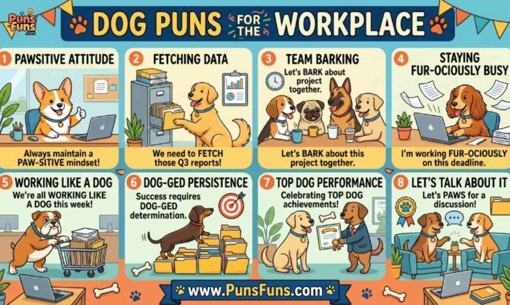 Dog Puns for the Workplace