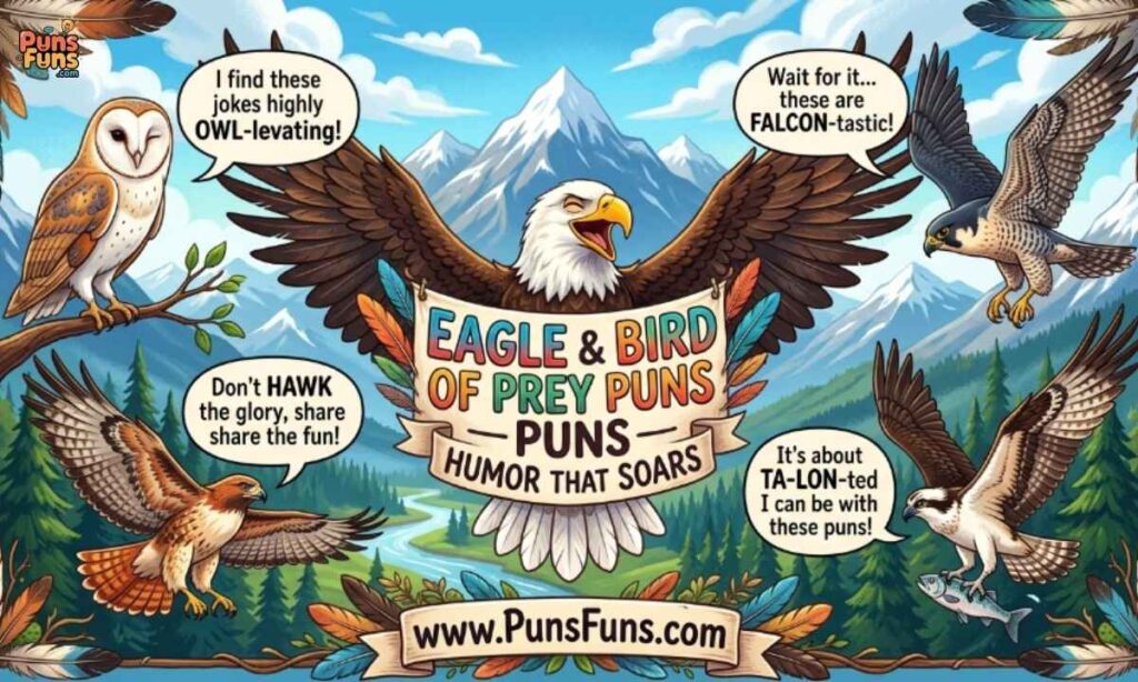 Eagle & Bird of Prey Puns — Humor That Soars