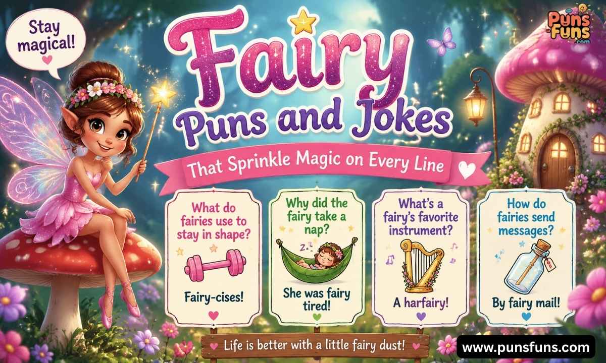Fairy Puns and Jokes That Sprinkle Magic on Every Line