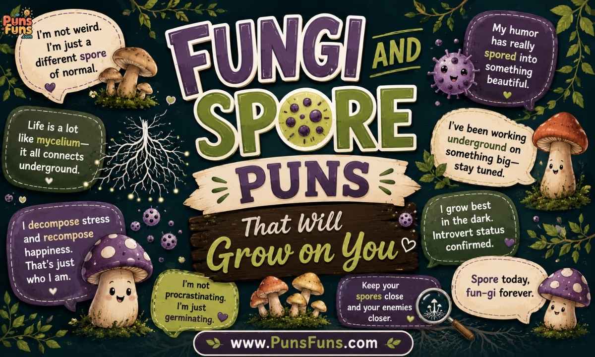 Fungi and Spore Puns That Will Grow on You