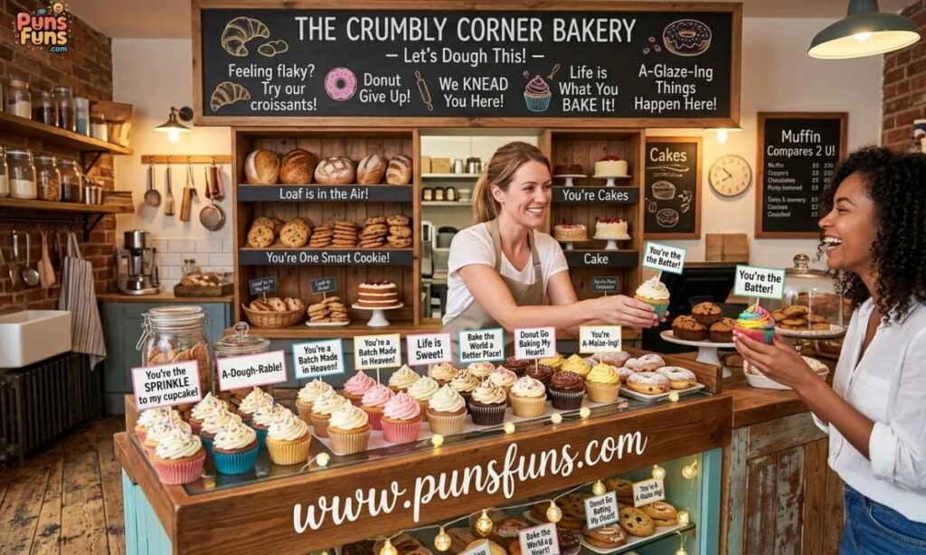 Funny Bakery and Cupcake Puns