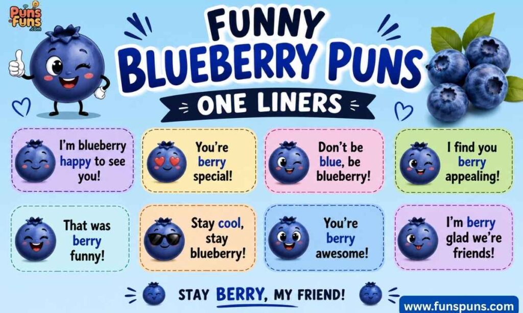 Funny Blueberry Puns One Liners
