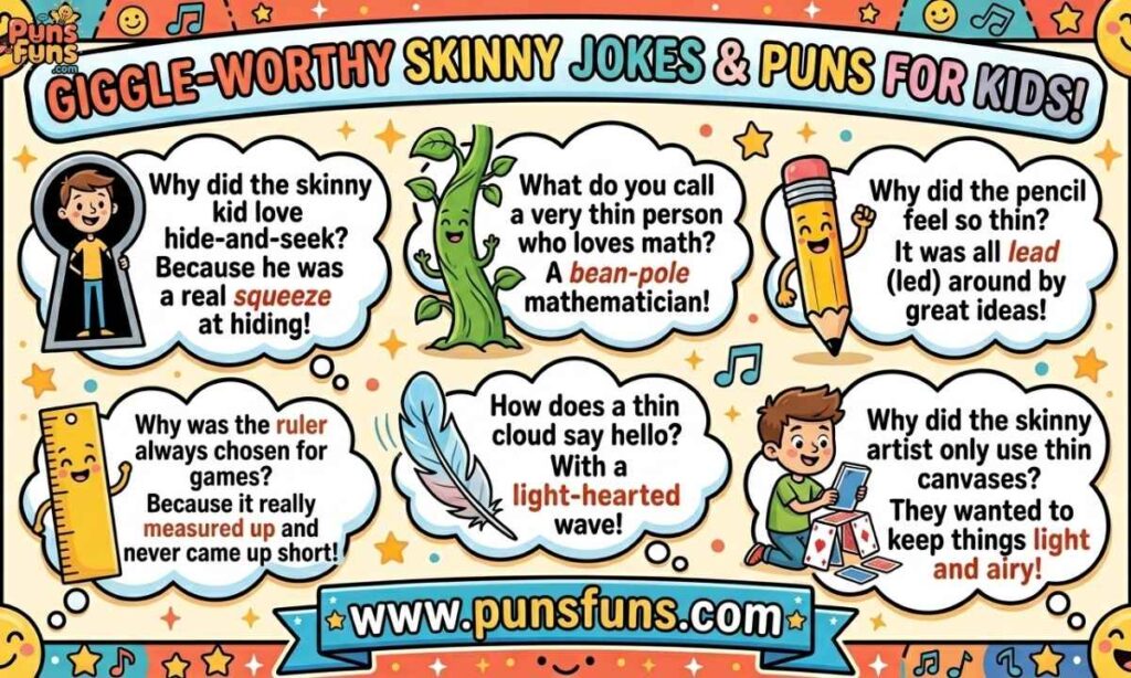 Giggle-Worthy Skinny Jokes & Puns For Kids