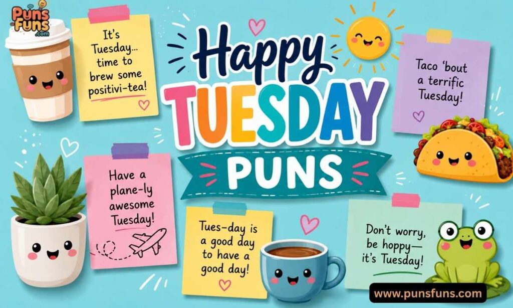 Happy Tuesday Puns