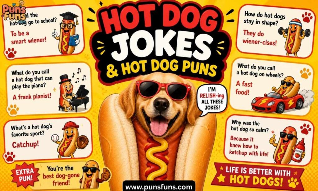 Hot Dog Jokes & Hot Dog Puns