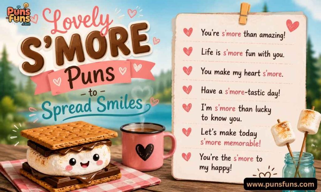 Lovely S'more Puns to Spread Smiles