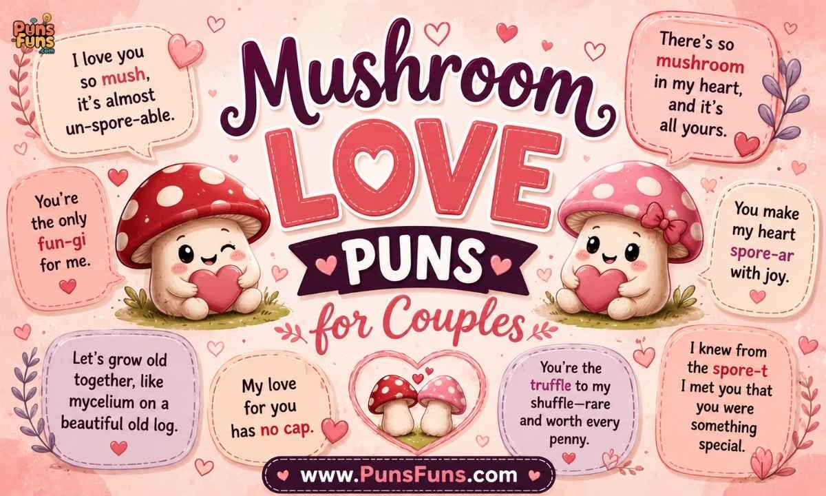 Mushroom Love Puns for Couples