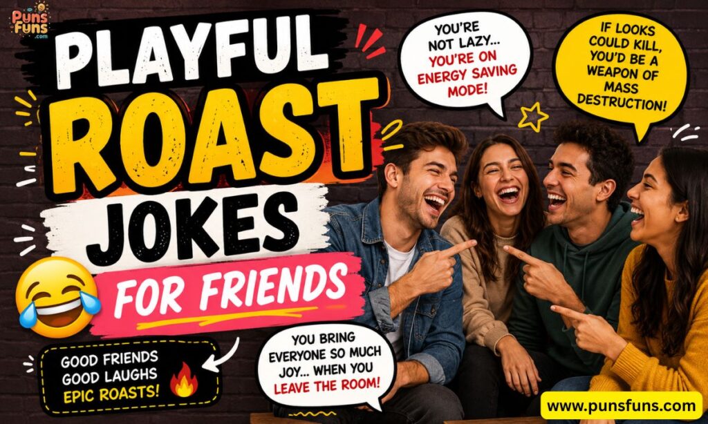Playful Roast Jokes for Friends