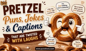 Pretzel Puns, Jokes & Captions