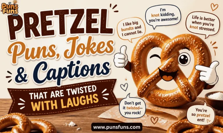 Pretzel Puns, Jokes & Captions