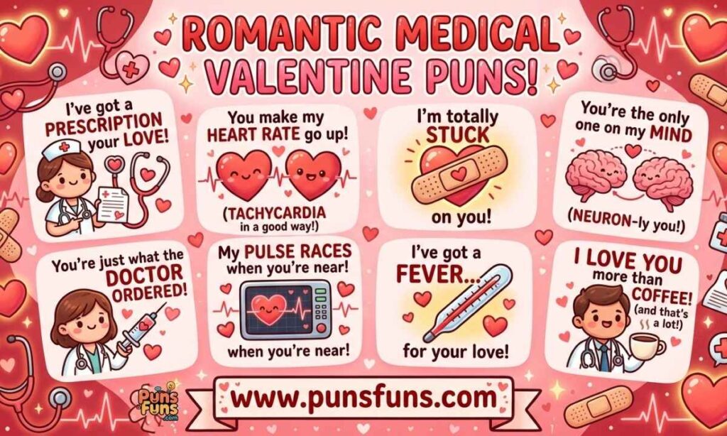 Romantic Medical Valentine Puns