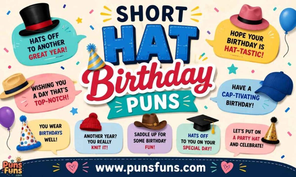 Short Hat Birthday Puns