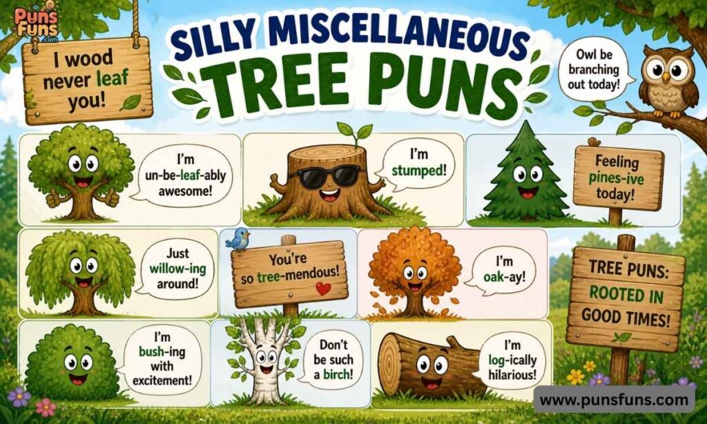 Silly Miscellaneous Tree Puns