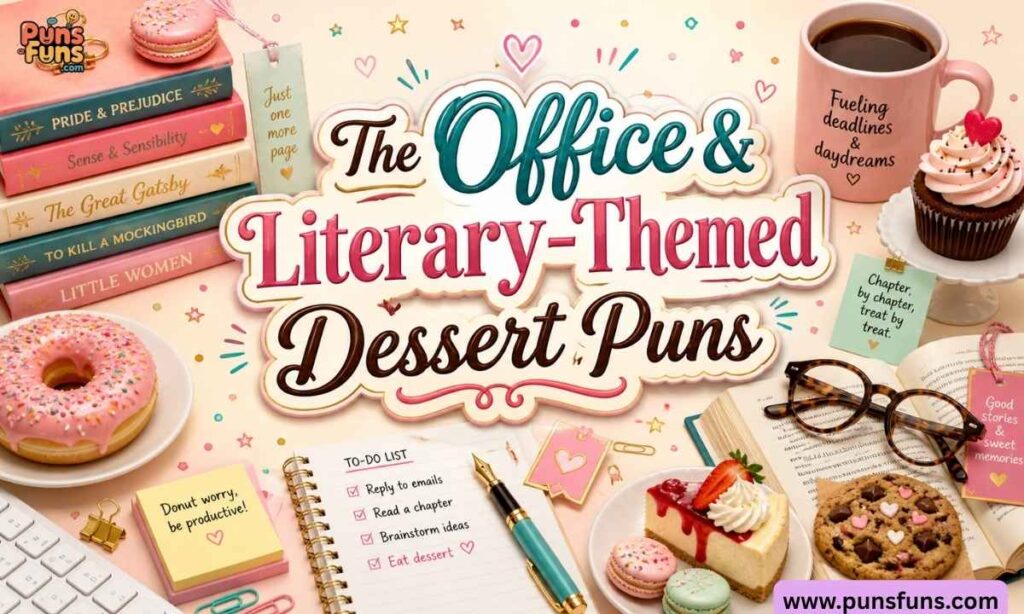 The Office & Literary-Themed Dessert Puns