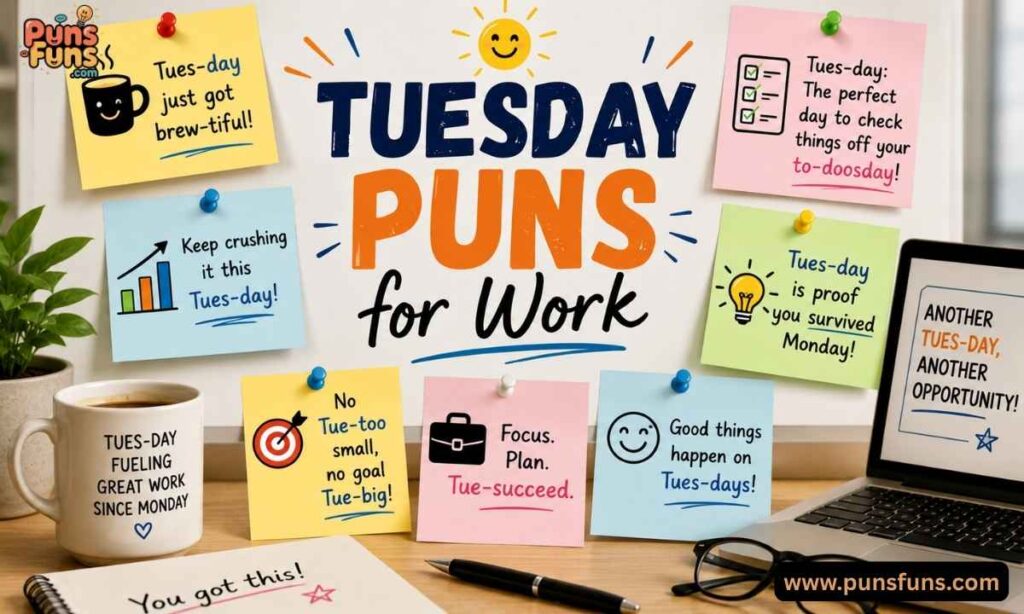 Tuesday Puns for Work