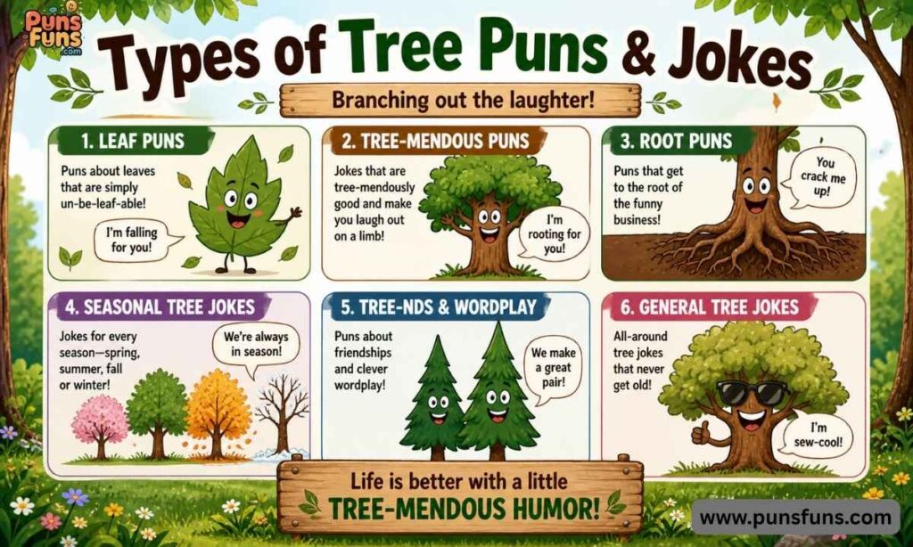 Types of Tree Puns & Jokes