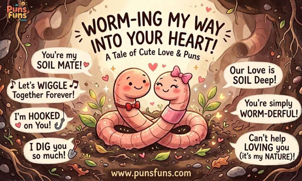 Worm Love Puns and Romance
