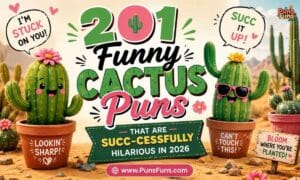 201 Funny Cactus Puns That Are Succ-cessfully Hilarious in 2026