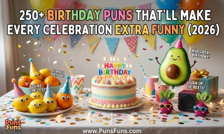 250+ Birthday Puns That'll Make Every Celebration Extra Funny (2026)