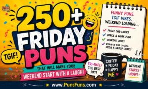 250+ Friday Puns That Will Make Your Weekend Start With a Laugh (2026)