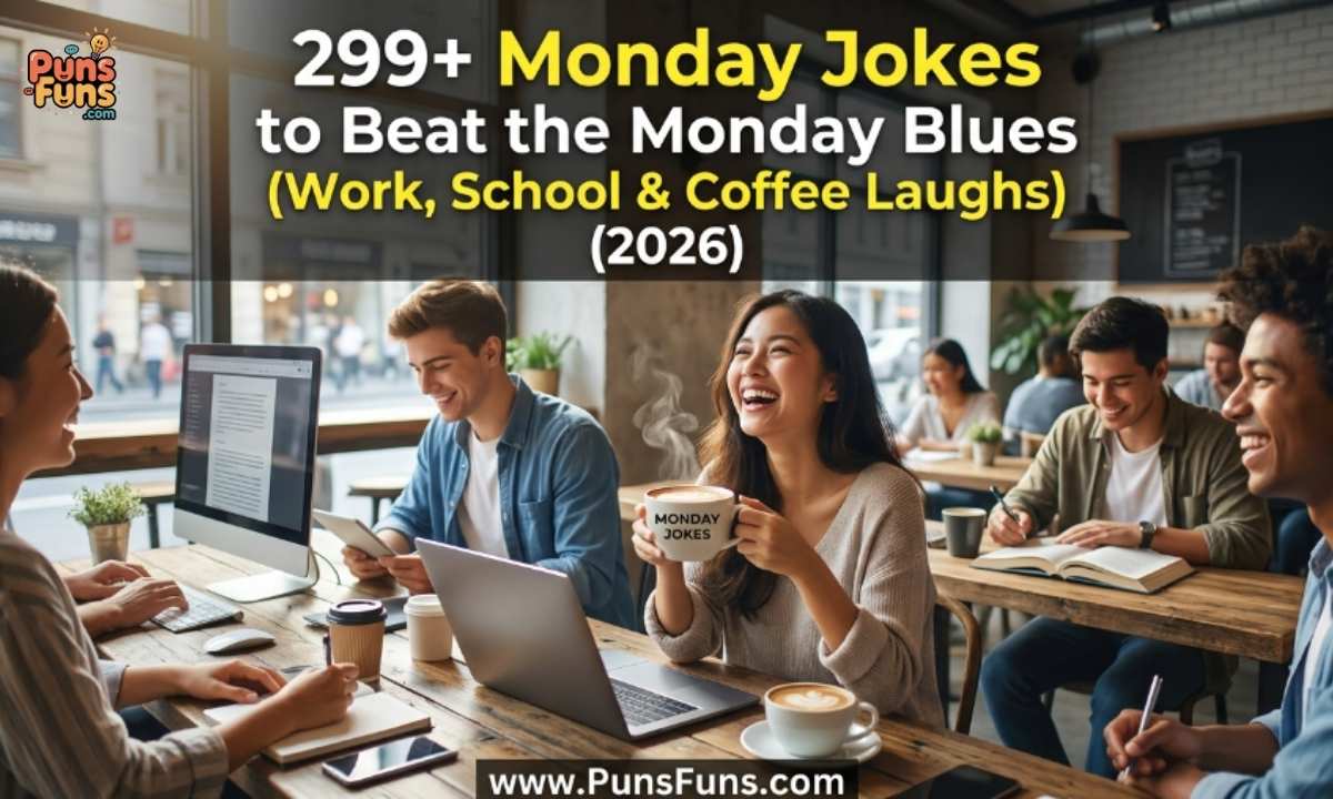 299+ Monday Jokes to Beat the Monday Blues (Work, School & Coffee Laughs) (2026)