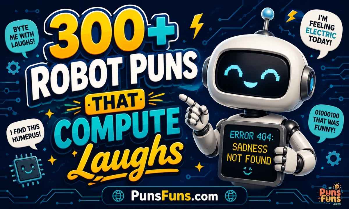 300+ Robot Puns That Compute Laughs