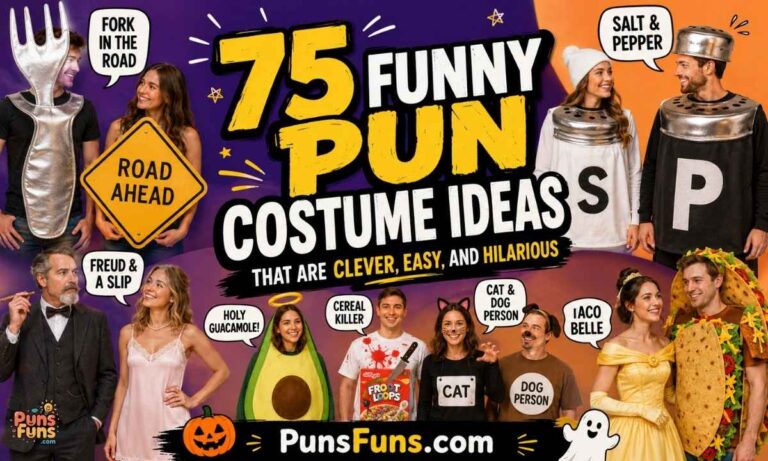 75 Funny Pun Costume Ideas That Are Clever, Easy, and Hilarious