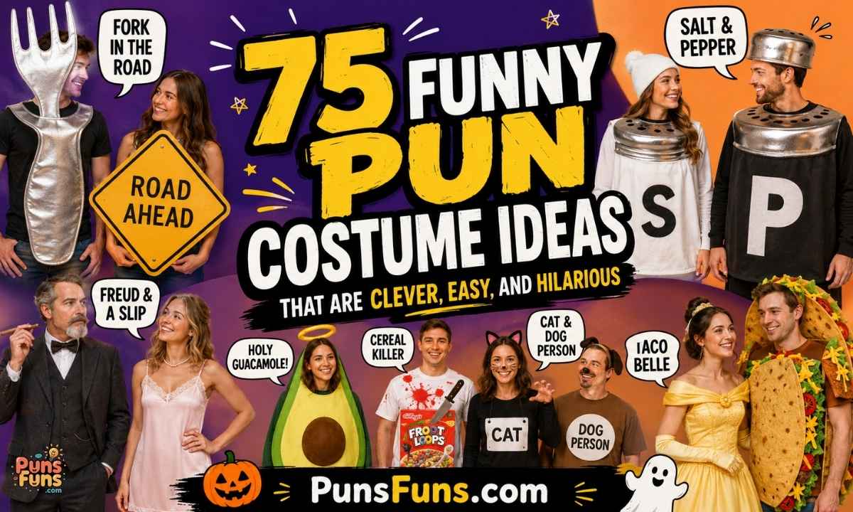75 Funny Pun Costume Ideas That Are Clever, Easy, and Hilarious
