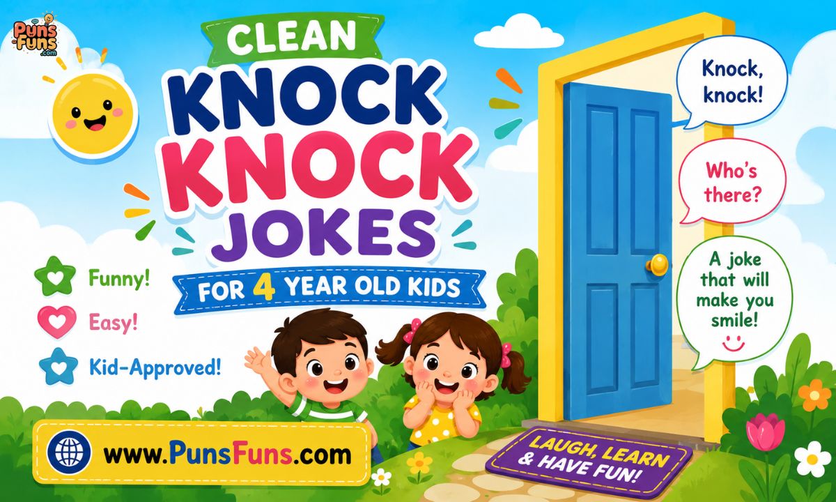 Clean Knock Knock Jokes for 4 Year Old Kids