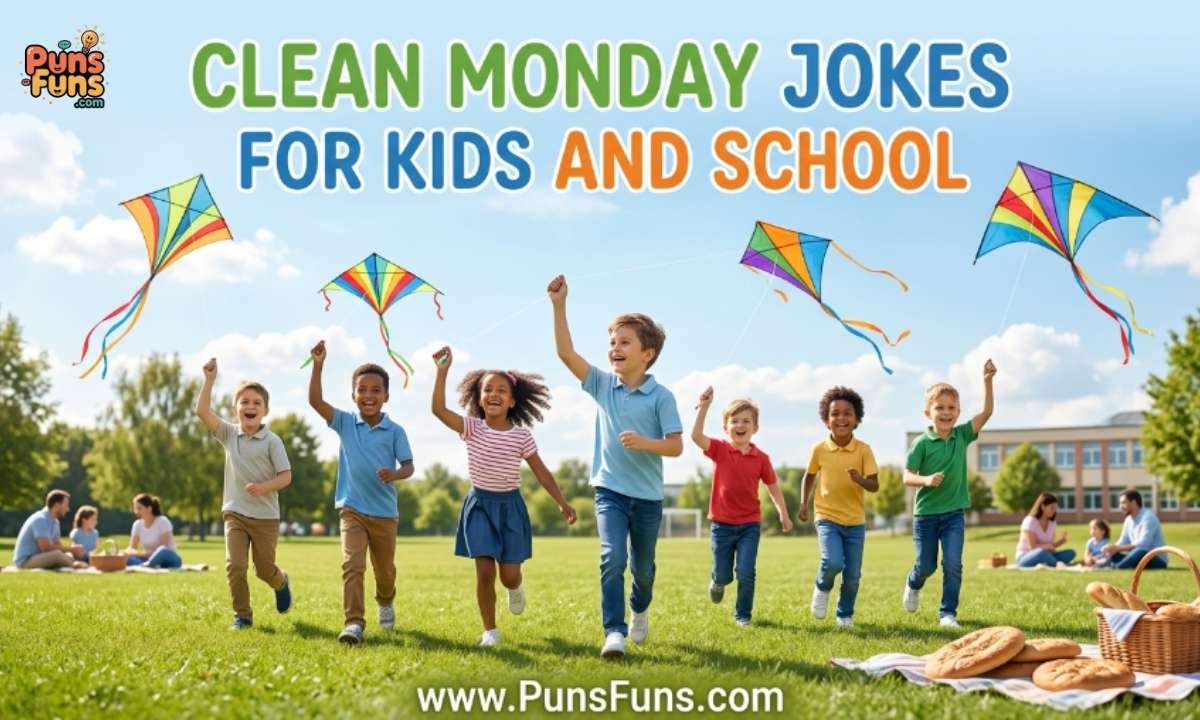 Clean Monday Jokes for Kids and School