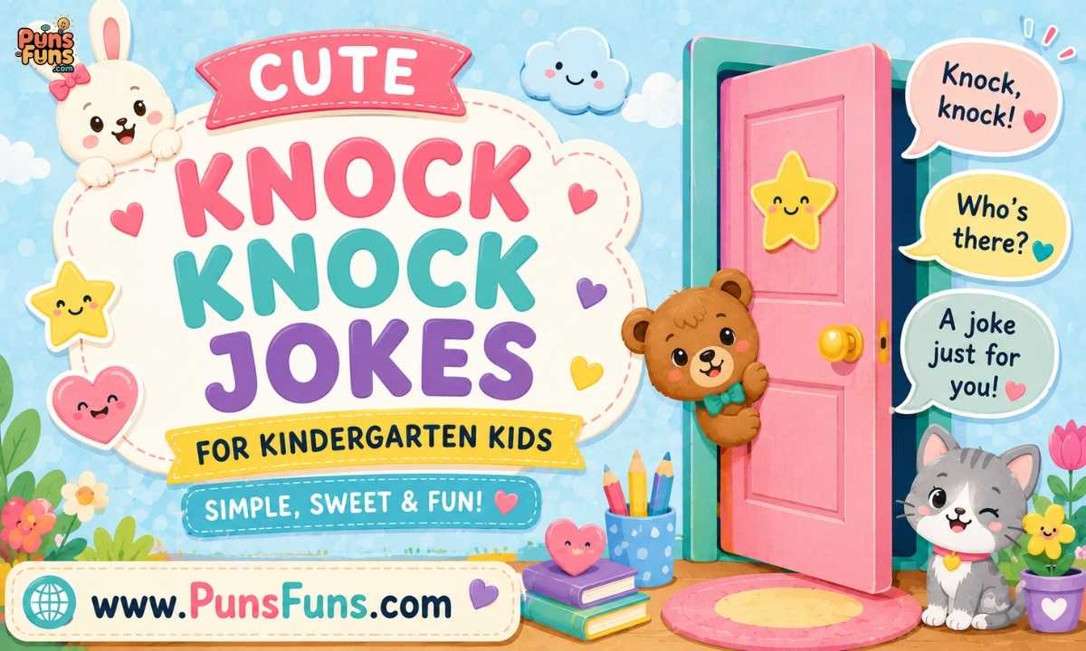 Cute Knock Knock Jokes for Kindergarten Kids