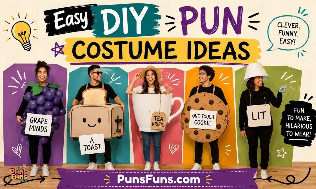 Easy DIY Pun Costume Ideas