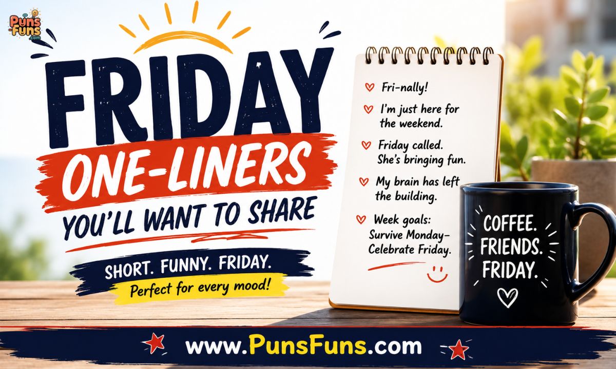 Friday One-Liners You'll Want to Share