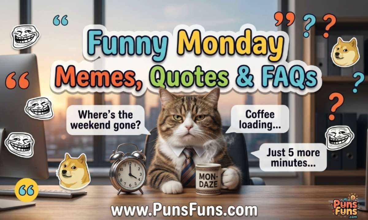 Funny Monday Memes, Quotes & FAQs