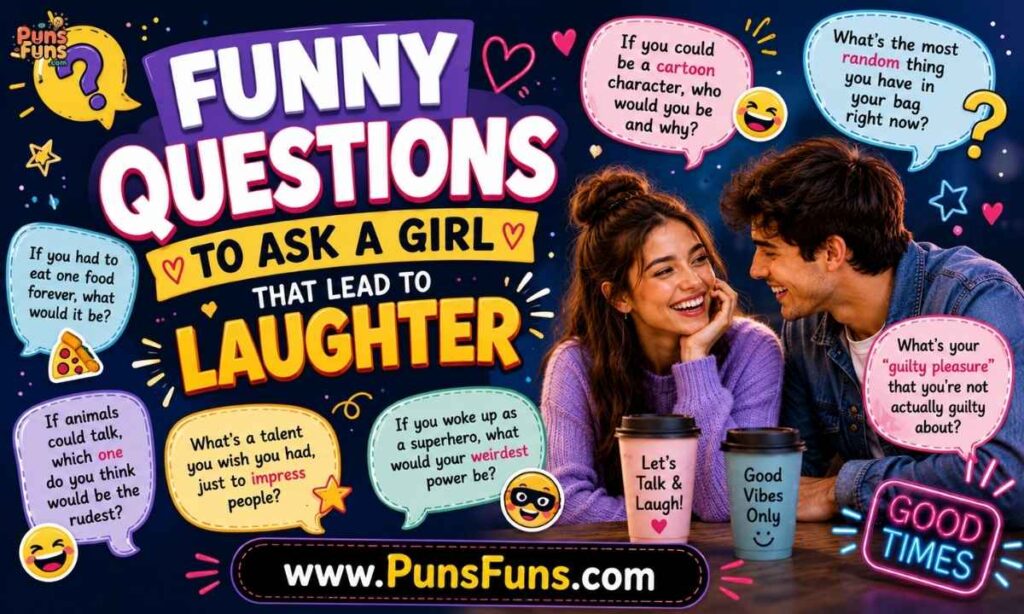 Funny Questions to Ask a Girl That Lead to Laughter