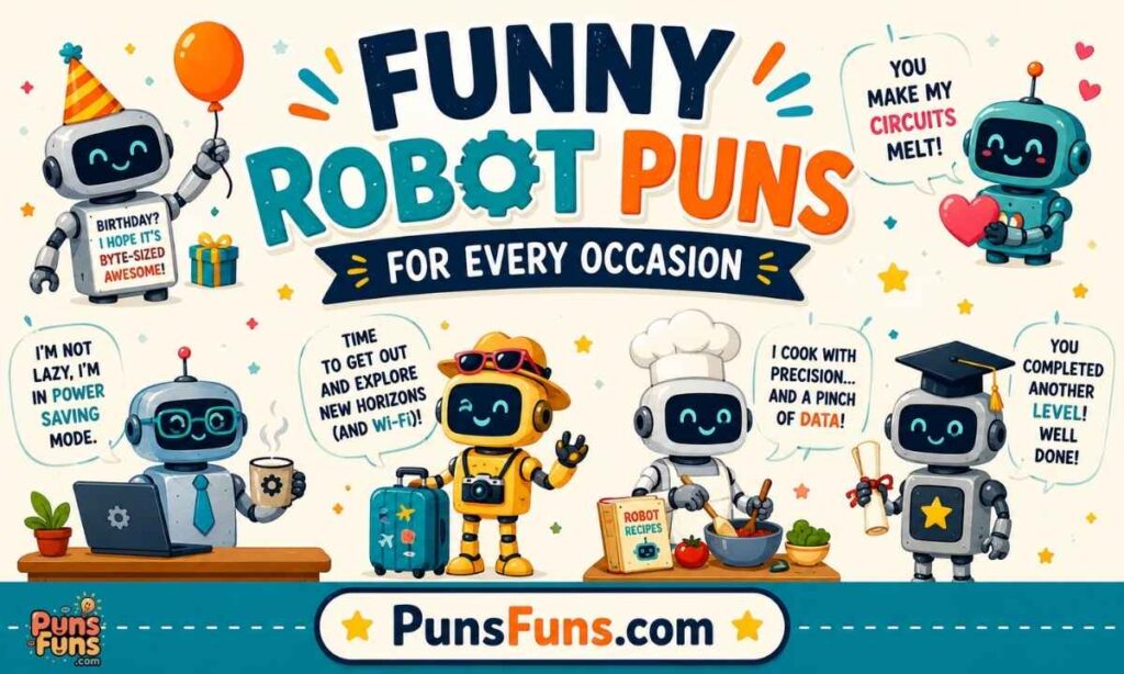 Funny Robot Puns for Every Occasion