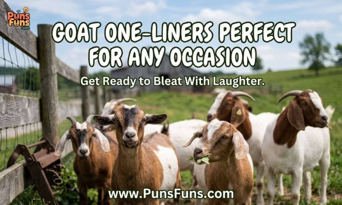 Goat One-Liners Perfect for Any Occasion